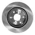 Front, Driver or Passenger Side Brake Disc, Plain Surface, Vented, For Models with 325mm Front Disc, Pro-Line Series