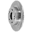 2021 Acura ILX - Rear, Driver or Passenger Side Brake Disc, Natural Finish, Plain Surface, Solid, 5 Lugs, 281.69 mm, 2.4L 4Cyl, Pro-Line Series