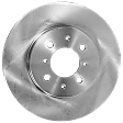 Front, Driver or Passenger Side Brake Disc, Plain Surface, Vented, Pro-Line Series
