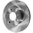 Front, Driver or Passenger Side Brake Disc, Plain Surface, Vented, 4 Lug Wheels, 9.45 in. Disc Diameter, Coupe/Hatchback/Sedan, Pro-Line Series
