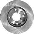 Front, Driver or Passenger Side Brake Disc, Plain Surface, Vented, 4 Lug Wheels, 9.45 in. Disc Diameter, Coupe/Hatchback/Sedan, Pro-Line Series