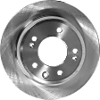 2011 Hyundai Tucson - Rear, Driver or Passenger Side Brake Disc, Natural Finish, Plain Surface, Solid, 5 Lugs, 261.87 mm, FWD,  To 12/11, 2.0L 4Cyl, Pro-Line Series