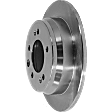 2011 Hyundai Tucson - Rear, Driver or Passenger Side Brake Disc, Natural Finish, Plain Surface, Solid, 5 Lugs, 261.87 mm, FWD,  To 12/11, 2.0L 4Cyl, Pro-Line Series