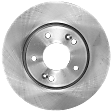 Front, Driver or Passenger Side Brake Disc, Plain Surface, Vented, 5 Lugs, 279.91 mm, Pro-Line Series