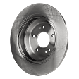 Rear, Driver or Passenger Side Brake Disc, Plain Surface, Solid, 5 Lug Wheels, 12.36 in. Disc Diameter, Pro-Line Series