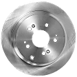 Rear, Driver or Passenger Side Brake Disc, Plain Surface, Solid, 5 Lugs, Pro-Line Series