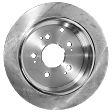 Rear, Driver or Passenger Side Brake Disc, Plain Surface, Solid, 5 Lugs, Pro-Line Series