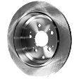 Rear, Driver or Passenger Side Brake Disc, Plain Surface, Solid, 5 Lugs, Pro-Line Series