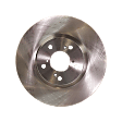 Front, Driver or Passenger Side Brake Disc, Plain Surface, Vented, 5 Lugs, 12.59 In., Pro-Line Series