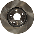 Front, Driver or Passenger Side Brake Disc, Plain Surface, Vented, 5 Lugs, 12.59 In., Pro-Line Series
