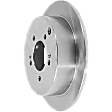 Rear, Driver or Passenger Side Brake Disc, Plain Surface, Solid, 5 Lugs, 11.17 in. Disc Diameter, Pro-Line Series