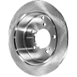 Rear, Driver or Passenger Side Brake Disc, Plain Surface, Solid, 5 Lugs, 11.17 in. Disc Diameter, Pro-Line Series