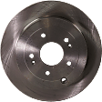 Rear, Driver or Passenger Side Brake Disc, Natural Finish, Plain Surface, Solid, 5 Lugs, 302.01 mm, Pro-Line Series