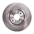 Front, Driver or Passenger Side Brake Disc, Natural Finish, Plain Surface, Vented, 5 Lugs, 320.04 mm, Pro-Line Series