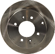 Rear, Driver or Passenger Side Brake Disc, Plain Surface, Solid, 4 Lug Wheels, 10.31 in. Disc Diameter, Pro-Line Series