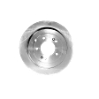 Rear, Driver or Passenger Side Brake Disc, Plain Surface, Solid, 5 Lugs, 11.89 in. OD Disc Diameter, For Models with Manual Parking Brake, Pro-Line Series