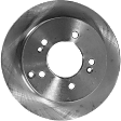 Rear, Driver or Passenger Side Brake Disc, Plain Surface, Solid, 5 Lugs, 261.87 mm, Pro-Line Series
