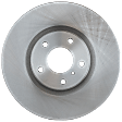 Front, Driver or Passenger Side Brake Disc, Plain Surface, Vented, 5 Lugs, 320.04 mm, Pro-Line Series