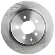 Rear, Driver or Passenger Side Brake Disc, Plain Surface, Vented, 5 Lugs, 12.11 in. Disc Diameter, Pro-Line Series