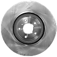 Front, Driver or Passenger Side Brake Disc, Plain Surface, Vented, 5 Lugs, 13.98 in. Disc Diameter, Sport Brake, Pro-Line Series