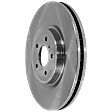 Front, Driver or Passenger Side Brake Disc, Plain Surface, Vented, 5 Lugs, 13.98 in. Disc Diameter, Sport Brake, Pro-Line Series