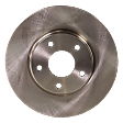 Front, Driver or Passenger Side Brake Disc, Plain Surface, Vented, 5 Lugs, 290.07 mm, Pro-Line Series