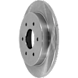 Rear, Driver or Passenger Side Brake Disc, Plain Surface, Solid, Pro-Line Series