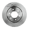 Front, Driver or Passenger Side Brake Disc, Plain Surface, Vented, 6 Lugs, 350.01 mm, 5.6L, 8Cyl, Pro-Line Series