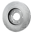 Front, Driver or Passenger Side Brake Disc, Plain Surface, Vented, 6 Lugs, 350.01 mm, 5.6L, 8Cyl, Pro-Line Series