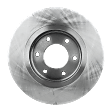 Front, Driver or Passenger Side Brake Disc, Plain Surface, Vented, 6 Lugs, 350.01 mm, 5.6L, 8Cyl, Pro-Line Series