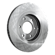 Front, Driver or Passenger Side Brake Disc, Plain Surface, Vented, 6 Lugs, 350.01 mm, 5.6L, 8Cyl, Pro-Line Series