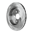 Rear, Driver or Passenger Side Brake Disc, Plain Surface, Vented, 5 Lugs, 13.78 in. Disc Diameter, 380mm Front Disc, Pro-Line Series