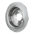 Rear, Driver or Passenger Side Brake Disc, Natural Finish, Plain Surface, Solid, 5 Lugs, 284.73 mm, Pro-Line Series