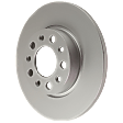 2016 Jeep Renegade - Rear, Driver or Passenger Side Brake Disc, Plain Surface, Solid, 5 Lugs, 278 mm, 2.4L 4Cyl, Pro-Line Series