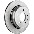 Rear, Driver or Passenger Side Brake Disc, Natural Finish, Plain Surface, Vented, 5 Lugs, 305.05 mm, Pro-Line Series