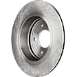 Rear, Driver or Passenger Side Brake Disc, Natural Finish, Plain Surface, Vented, 5 Lugs, 305.05 mm, Pro-Line Series