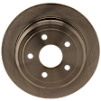 Rear, Driver or Passenger Side Brake Disc, Plain Surface, Solid, 5 Lugs, Pro-Line Series