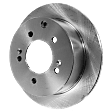 Rear, Driver or Passenger Side Brake Disc, Plain Surface, Solid, 5 Lugs, 261.87 mm, Pro-Line Series