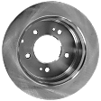 Rear, Driver or Passenger Side Brake Disc, Plain Surface, Solid, 5 Lugs, 261.87 mm, Pro-Line Series