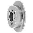 Rear, Driver or Passenger Side Brake Disc, Plain Surface, Solid, 5 Lugs, 261.87 mm, Pro-Line Series