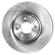 Front, Driver or Passenger Side Brake Disc, Plain Surface, Vented, 5 Lugs, 320.04 mm, Pro-Line Series