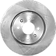 Front, Driver or Passenger Side Brake Disc, Plain Surface, Vented, 4 Lugs, 279.91 mm, Pro-Line Series