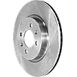 Front, Driver or Passenger Side Brake Disc, Plain Surface, Vented, 4 Lugs, 279.91 mm, Pro-Line Series