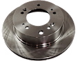 Rear, Driver or Passenger Side Brake Disc, Natural Finish, Plain Surface, Vented, 5 Lugs, 314.96 mm, Pro-Line Series