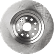 Front, Driver Side Brake Disc, Plain Surface, Vented, 5 Lug Wheels, 14.06 in. Disc Diameter, Pro-Line Series
