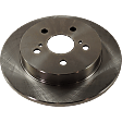 2015 Lexus NX200t - Rear, Driver or Passenger Side Brake Disc, Plain Surface, Solid, 5 Lugs, 280.92 mm, 2.0L 4Cyl, Pro-Line Series