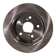 2015 Lexus NX200t - Rear, Driver or Passenger Side Brake Disc, Plain Surface, Solid, 5 Lugs, 280.92 mm, 2.0L 4Cyl, Pro-Line Series