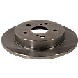 2015 Lexus NX200t - Rear, Driver or Passenger Side Brake Disc, Plain Surface, Solid, 5 Lugs, 280.92 mm, 2.0L 4Cyl, Pro-Line Series