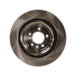 Rear, Driver or Passenger Side Brake Disc, Plain Surface, Vented, 5 Lug Wheels, Pro-Line Series