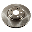 Front, Driver or Passenger Side Brake Disc, Plain Surface, Vented, 5 Lugs, 320 mm, 2.0L, 4Cyl, Pro-Line Series